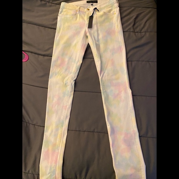 JUICY COUTURE PASTEL TIE DYE SKINNY JEANS! NWT! - Picture 1 of 6